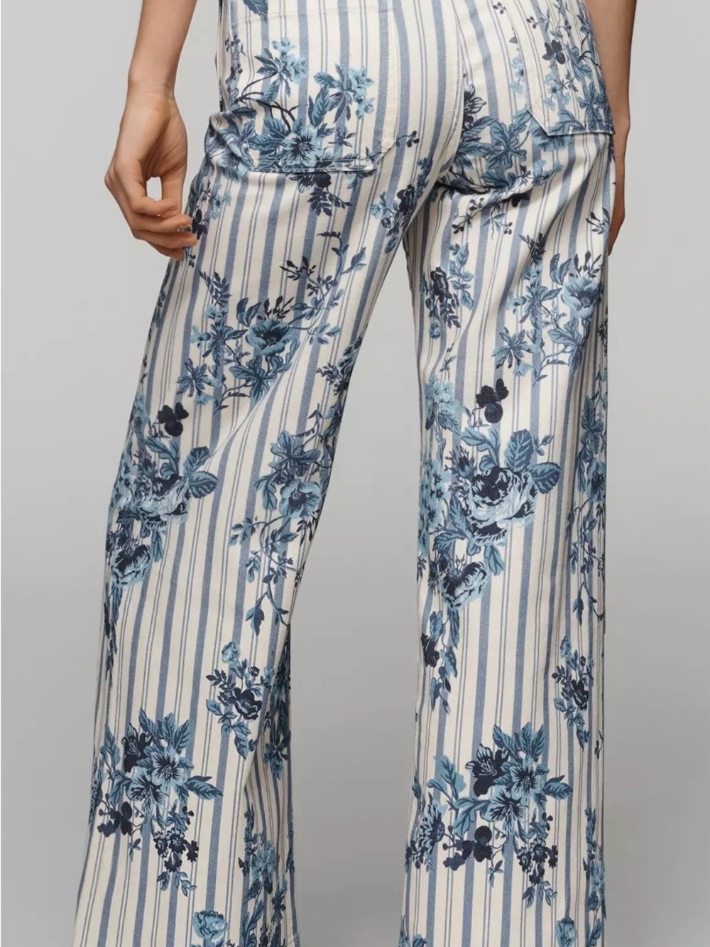 Anthropologie Maeve Colette High-Rise Wide-Leg Cropped jeans - Picture 2 of 10